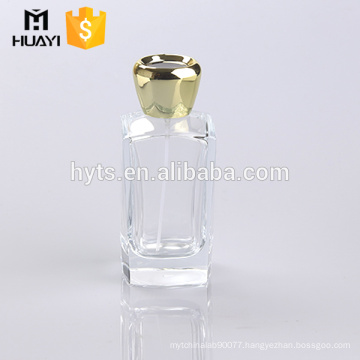 100ml sample perfume bottles with gold plastic cap